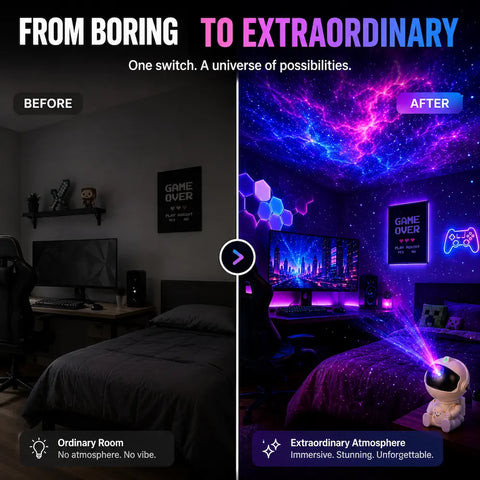 Astronaut Galaxy Projector - 2