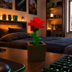 Minecraft Pixel Rose