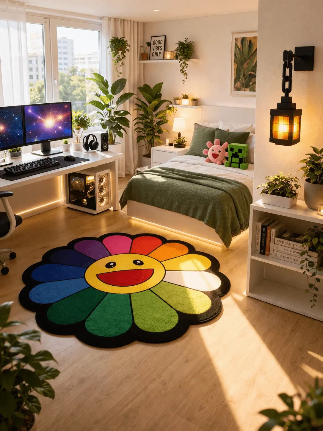 Gaming room setup